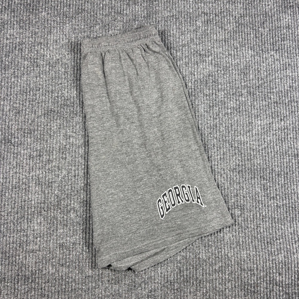 Vintage Soffe Dri-Release Shorts Mens L Georgia Bulldogs Gray Athletic Gym